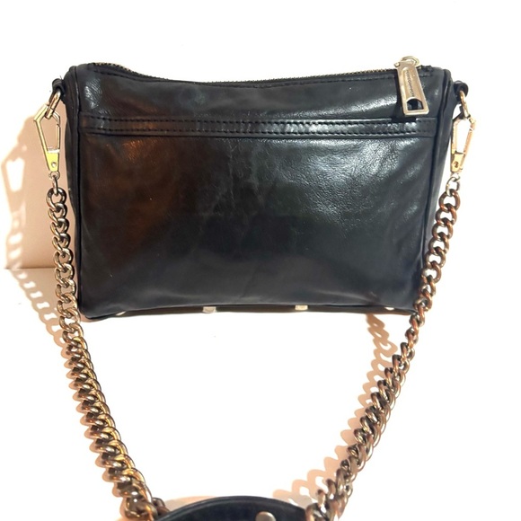 Rebecca Mankoff,  Black crossbody Leather Chain Strap Bag - Picture 2 of 5